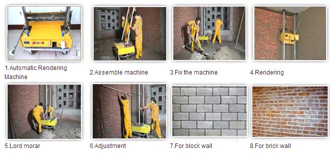 Automatic-plaster-machine - Dry Mortar mixer and concrete mixer plaster ...